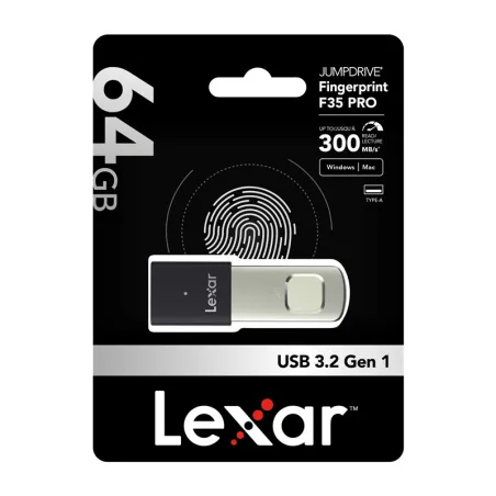 Lexar Fingerprint F35pro USB 3.2 64GB pendrive